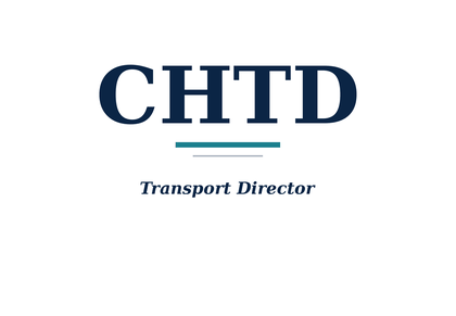 CHTD - Certified Healthcare Transport Director credential mark